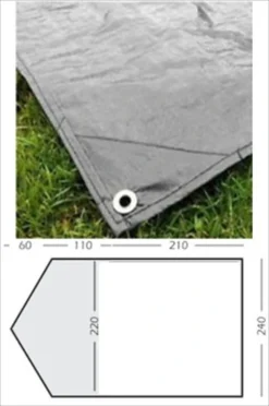 Sunncamp Evolution 300 Shaped SPS Footprint Tent Groundsheet
