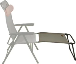 Portal Outdoor Ken Reclining Chair Grey With A Green Headrest And Stitching Complete With Anna Footrest -Vango Camping Shop 61nooh5ukhl. ac sl1500 1