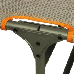 Portal Outdoor Lounger Sun Or Camping Bed Green With Orange Headrest And Stitching PT-CH-AVA -Vango Camping Shop 914agjn157l. ac sl1500