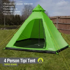 Summit Camping Festival 4 Person Hydrahalt Tipi Tent - GREEN 571046G 9 Summit Camping Festival 4 Person Hydrahalt Tipi Tent - GREEN 571046G -Vango Camping Shop 91keyfutmgl. ac sl1500