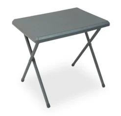 Quest Fleetwood Low Plastic Table In Grey F0018G