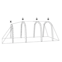 Kampa Hayling 4 AIR Bladder & Sleeve (M) Outside Valve 2015