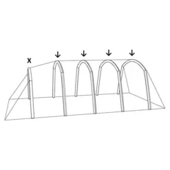 Kampa Hayling 6 Classic AIR Bladder & Sleeve (M) With Outside Valve Suits 2016-2020