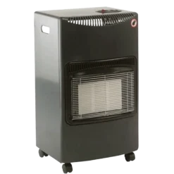 Lifestyle Household GREY 3 Bar Radiant Butane Gas Cabinet Heater