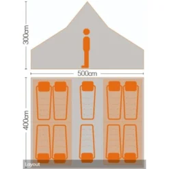 Quest Elite Bell Tent Signature Touareg A5003 -Vango Camping Shop questelitesignaturetouaregbelllayout compressor