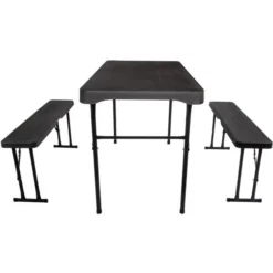 Quest Jet Stream Grassmoor Table & Bench Set F0104