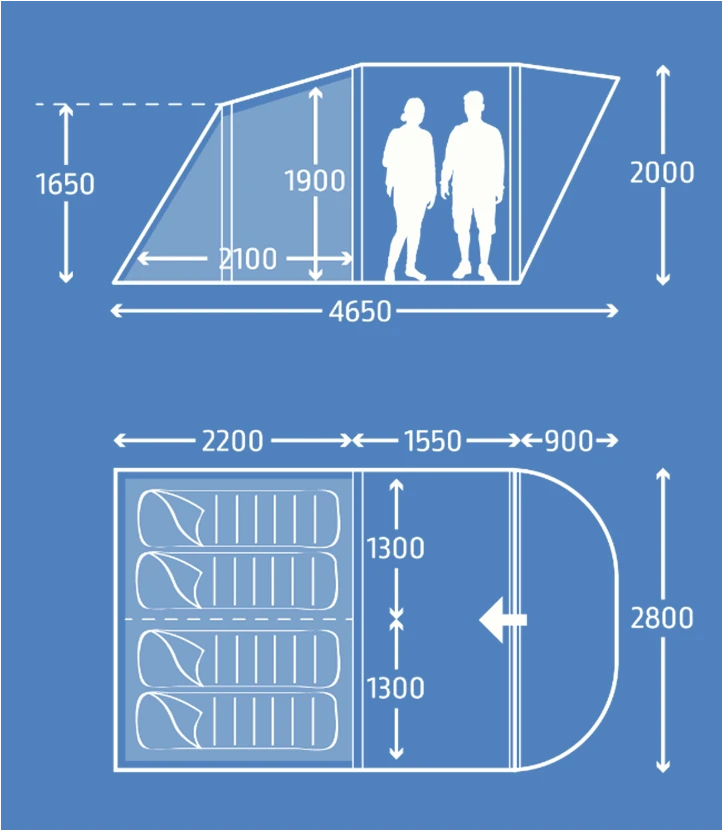 Kampa Brean 4 Poled 9120001261 1 Kampa Brean 4 Poled 9120001261