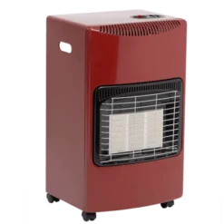 Lifestyle Household Red 3 Bar Radiant Butane Gas Cabinet Heater