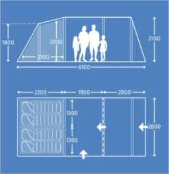 Kampa Hayling 4 AIR 9120001254