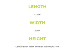 Zempire Kitchen Cupboards With Bag 172 X 40 X 79cm -Vango Camping Shop s l500 1 29