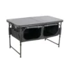 Royal Leisure Table And Store Cupboard W/ Dark Charcoal MDF Top Dark Tube 16,20mmx10mm R912