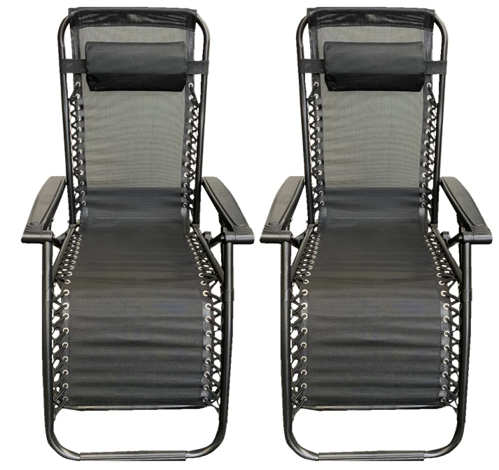 Twin Pack Hortos Zero Gravity Relaxer Black 1 Twin Pack Hortos Zero Gravity Relaxer Black